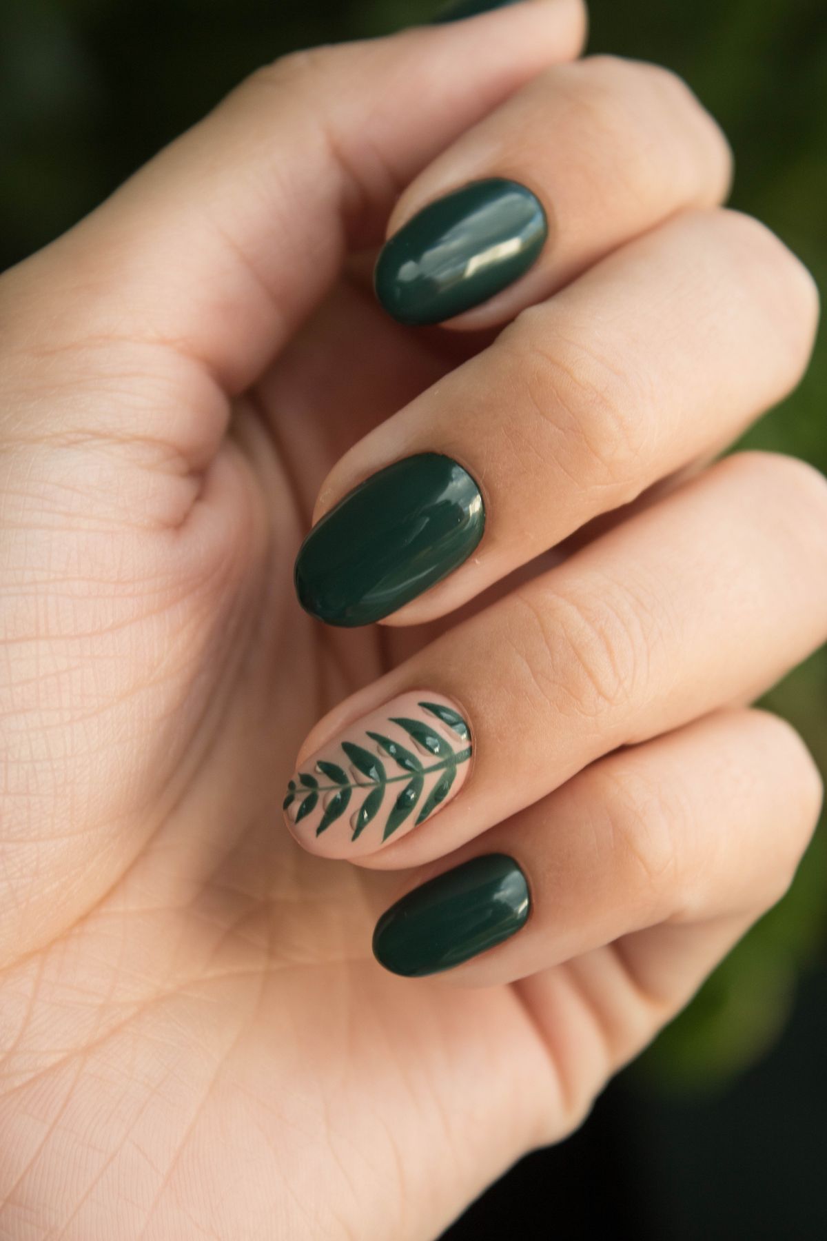 Nail art detail at Jazzy Nails, Slidell